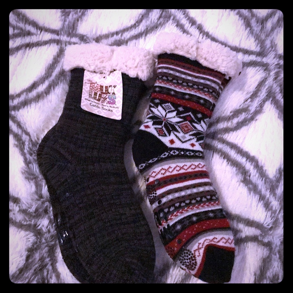 Fuzzy winter socks